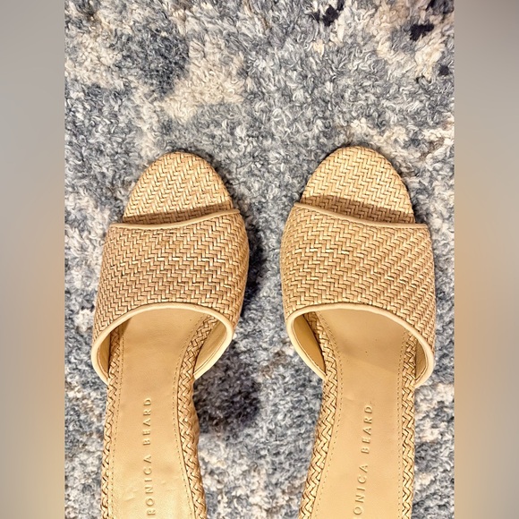 Veronica Beard Dali Raffia wedge sandal - Picture 6 of 12